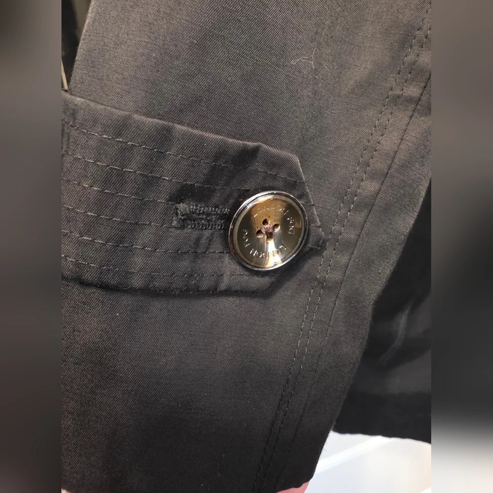 Women's London Fog Hooded Trench Coat - Picture 6 of 9